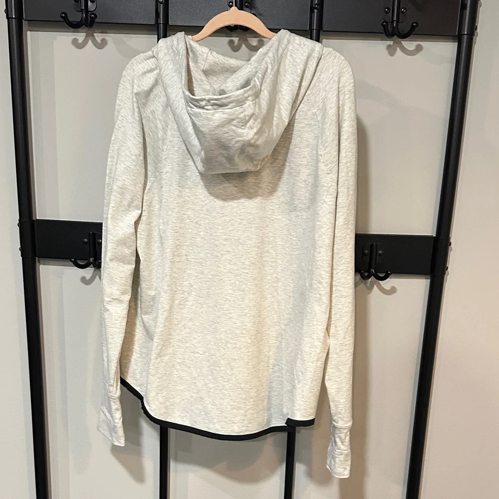 Athleta Women's Cream Hoodie - Picture 2 of 4